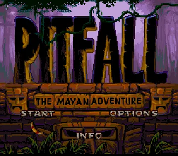 Pitfall - The Mayan Adventure (USA) (Beta) screen shot title